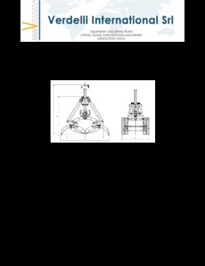 Chwytaki do sortowania i prac wyburzeniowych Verdelli F.M. 1600