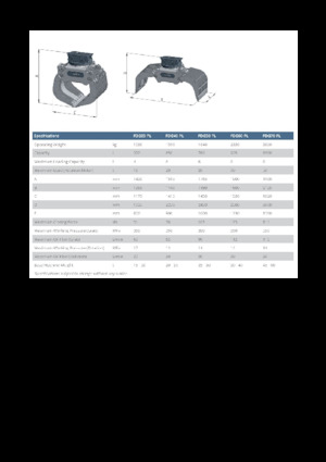 Chwytaki do sortowania i prac wyburzeniowych FRD FDG35-PL