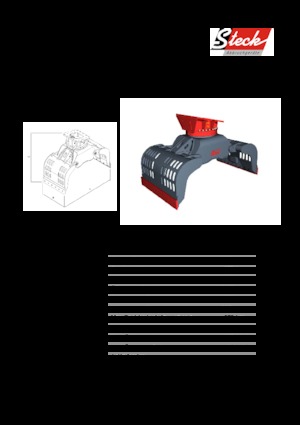 Chwytaki do sortowania i prac wyburzeniowych Steck G 20
