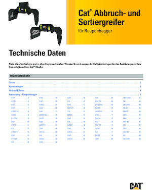 Chwytaki do sortowania i prac wyburzeniowych Caterpillar G318-WH