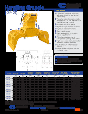Chwytaki do sortowania i prac wyburzeniowych Genesis GHG 40