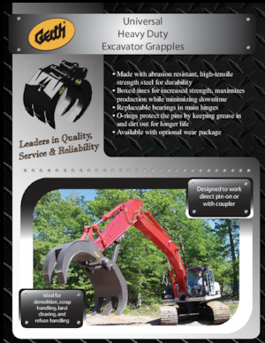 Chwytaki do sortowania i prac wyburzeniowych Geith HDG150QD