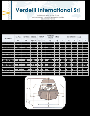 Chwytaki do sortowania i prac wyburzeniowych Verdelli M.E.-O. 2/2500
