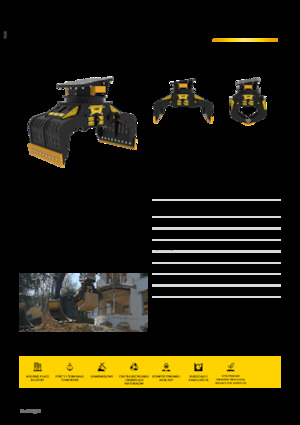 Chwytaki do sortowania i prac wyburzeniowych MB Crusher MB-G1000 S4