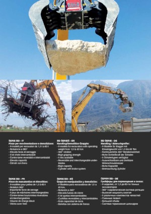 Chwytaki do sortowania i prac wyburzeniowych VTN MD210 D