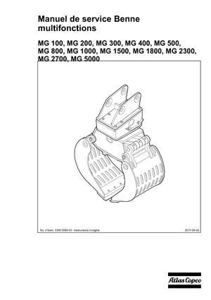 Chwytaki do sortowania i prac wyburzeniowych Atlas Copco MG 100