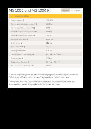 Chwytaki do sortowania i prac wyburzeniowych Epiroc MG 1000 
