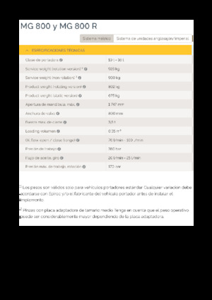 Chwytaki do sortowania i prac wyburzeniowych Epiroc MG 800 R 