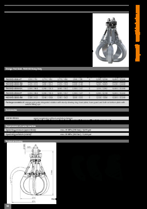 Chwytaki do sortowania i prac wyburzeniowych Kinshofer P80VHD-2000-5W