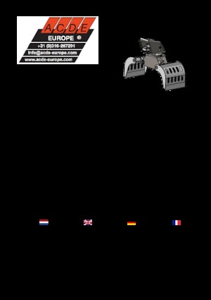 Chwytaki do sortowania i prac wyburzeniowych ACDE S100-D