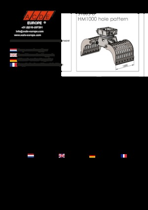 Chwytaki do sortowania i prac wyburzeniowych ACDE S1003-D