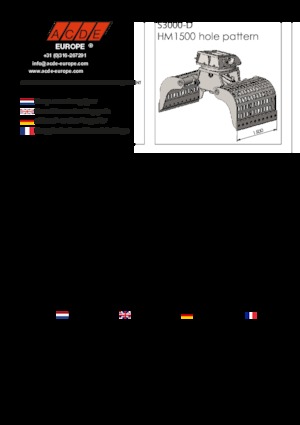 Chwytaki do sortowania i prac wyburzeniowych ACDE S3000-D