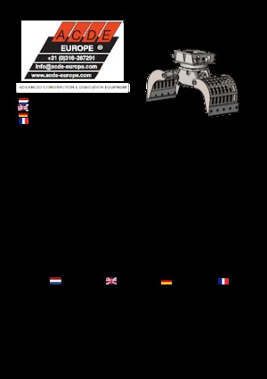 Chwytaki do sortowania i prac wyburzeniowych ACDE S603-D