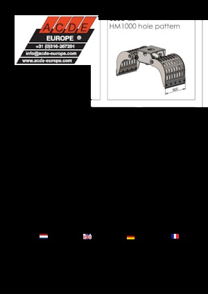 Chwytaki do sortowania i prac wyburzeniowych ACDE S803-ZD