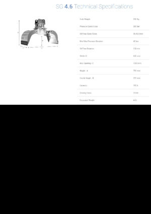 Chwytaki do sortowania i prac wyburzeniowych Promove SG 4.6