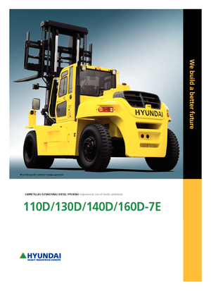 Wózki widłowe z silnikiem wysokoprężnym Hyundai 110 D 7 E