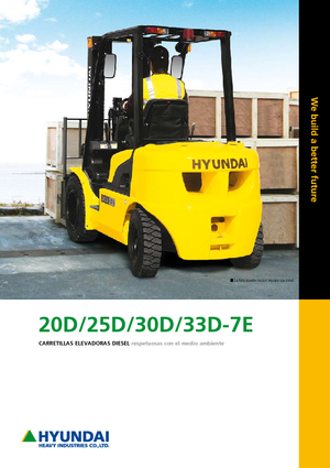 Wózki widłowe z silnikiem wysokoprężnym Hyundai 25 D 7 E