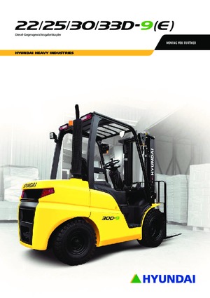 Wózki widłowe z silnikiem wysokoprężnym Hyundai 25D-9E