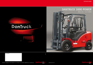 Wózki widłowe z silnikiem wysokoprężnym DanTruck 3425 DY