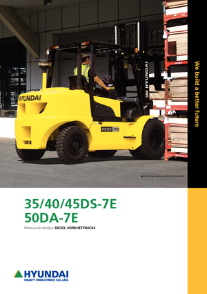 Wózki widłowe z silnikiem wysokoprężnym Hyundai 45 DS 7 E