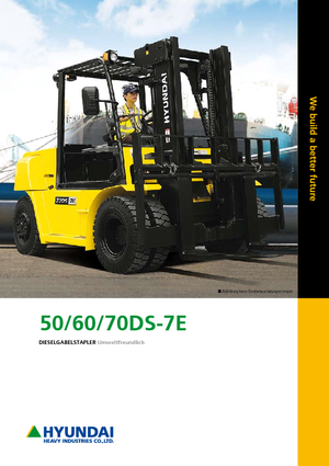 Wózki widłowe z silnikiem wysokoprężnym Hyundai 50 DS 7 E
