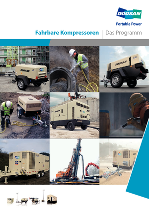 Przenośne sprężarki i kompresory powietrza - wyskoprężne, elektryczne i spalinowe Doosan 7/41 