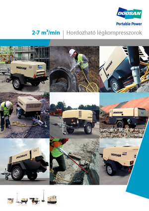 Przenośne sprężarki i kompresory powietrza - wyskoprężne, elektryczne i spalinowe Doosan 7/41 