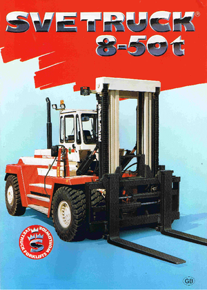 Wózki widłowe z silnikiem wysokoprężnym SVETRUCK 1260-30