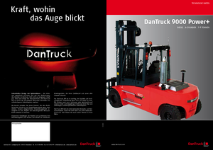 Wózki widłowe z silnikiem wysokoprężnym DanTruck 9696 Power +