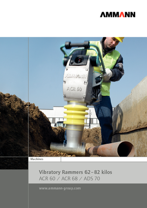 Ubijaki wibracyjne diesel i benzynowe Ammann ATR 60 C