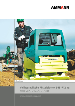 Rewersyjne Zagęszczarki / płyty wibracyjne Ammann APH 5020