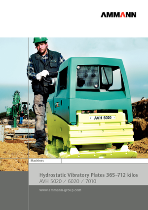 Rewersyjne Zagęszczarki / płyty wibracyjne Ammann APH 5020