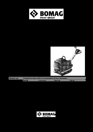 Rewersyjne Zagęszczarki / płyty wibracyjne Bomag BPR 50/55 D