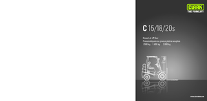 Wózki widłowe z silnikiem wysokoprężnym Clark C 15 D