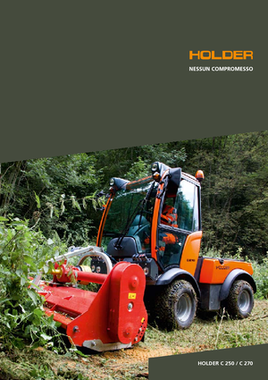 Traktory miejskie z zaczepem przednim Holder C 250