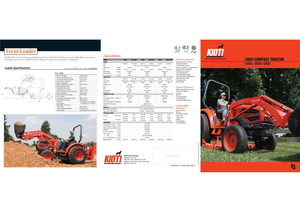 Traktory miejskie z zaczepem przednim Kioti CK 35