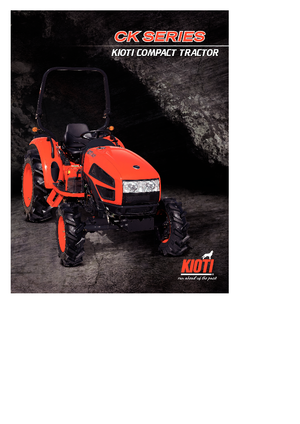 Traktory miejskie z zaczepem przednim Kioti CK 27