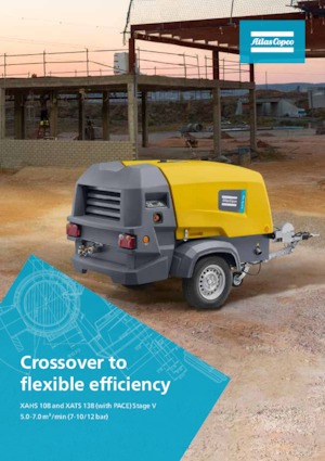 Przenośne sprężarki i kompresory powietrza - wyskoprężne, elektryczne i spalinowe Atlas Copco XAHS 108 Kd