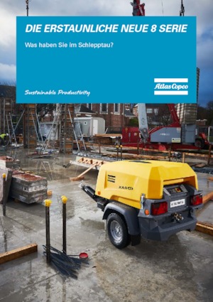 Przenośne sprężarki i kompresory powietrza - wyskoprężne, elektryczne i spalinowe Atlas Copco XAHS 38 Kd