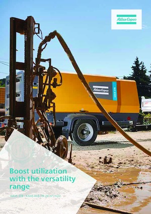 Przenośne sprężarki i kompresory powietrza - wyskoprężne, elektryczne i spalinowe Atlas Copco XAHS 408 CD