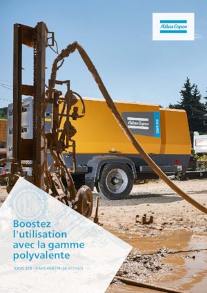 Przenośne sprężarki i kompresory powietrza - wyskoprężne, elektryczne i spalinowe Atlas Copco XAHS 408 CD