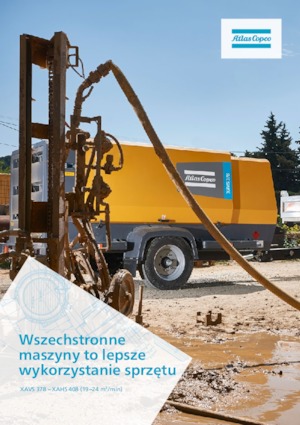 Przenośne sprężarki i kompresory powietrza - wyskoprężne, elektryczne i spalinowe Atlas Copco XAHS 408 CD
