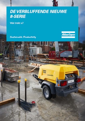 Przenośne sprężarki i kompresory powietrza - wyskoprężne, elektryczne i spalinowe Atlas Copco XAS 48 KdG 12 kVA