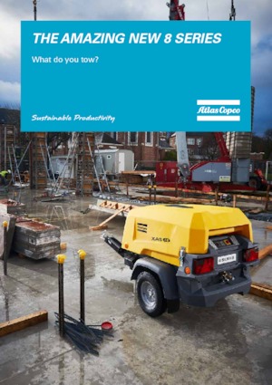 Przenośne sprężarki i kompresory powietrza - wyskoprężne, elektryczne i spalinowe Atlas Copco XAS 68 KdG 6 kVA