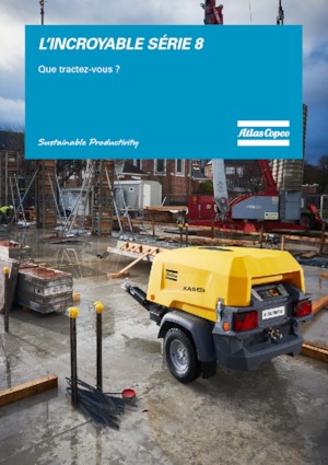 Przenośne sprężarki i kompresory powietrza - wyskoprężne, elektryczne i spalinowe Atlas Copco XAS 68 KdG 6 kVA