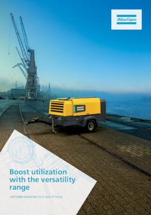 Przenośne sprężarki i kompresory powietrza - wyskoprężne, elektryczne i spalinowe Atlas Copco XATS 288 Jd DPF