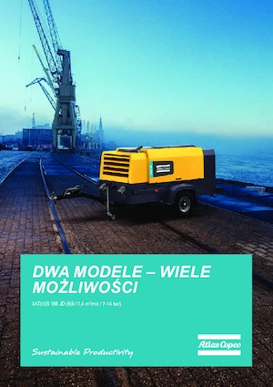 Przenośne sprężarki i kompresory powietrza - wyskoprężne, elektryczne i spalinowe Atlas Copco XAVS 186 Jd