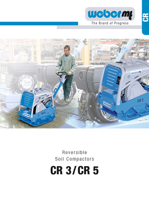Rewersyjne Zagęszczarki / płyty wibracyjne weber mt CR 5