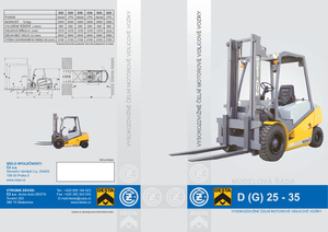 Wózki widłowe z silnikiem wysokoprężnym Desta D 25