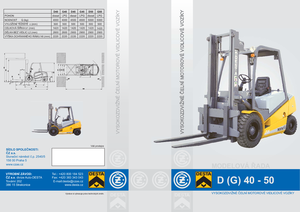 Wózki widłowe z silnikiem wysokoprężnym Desta D 40